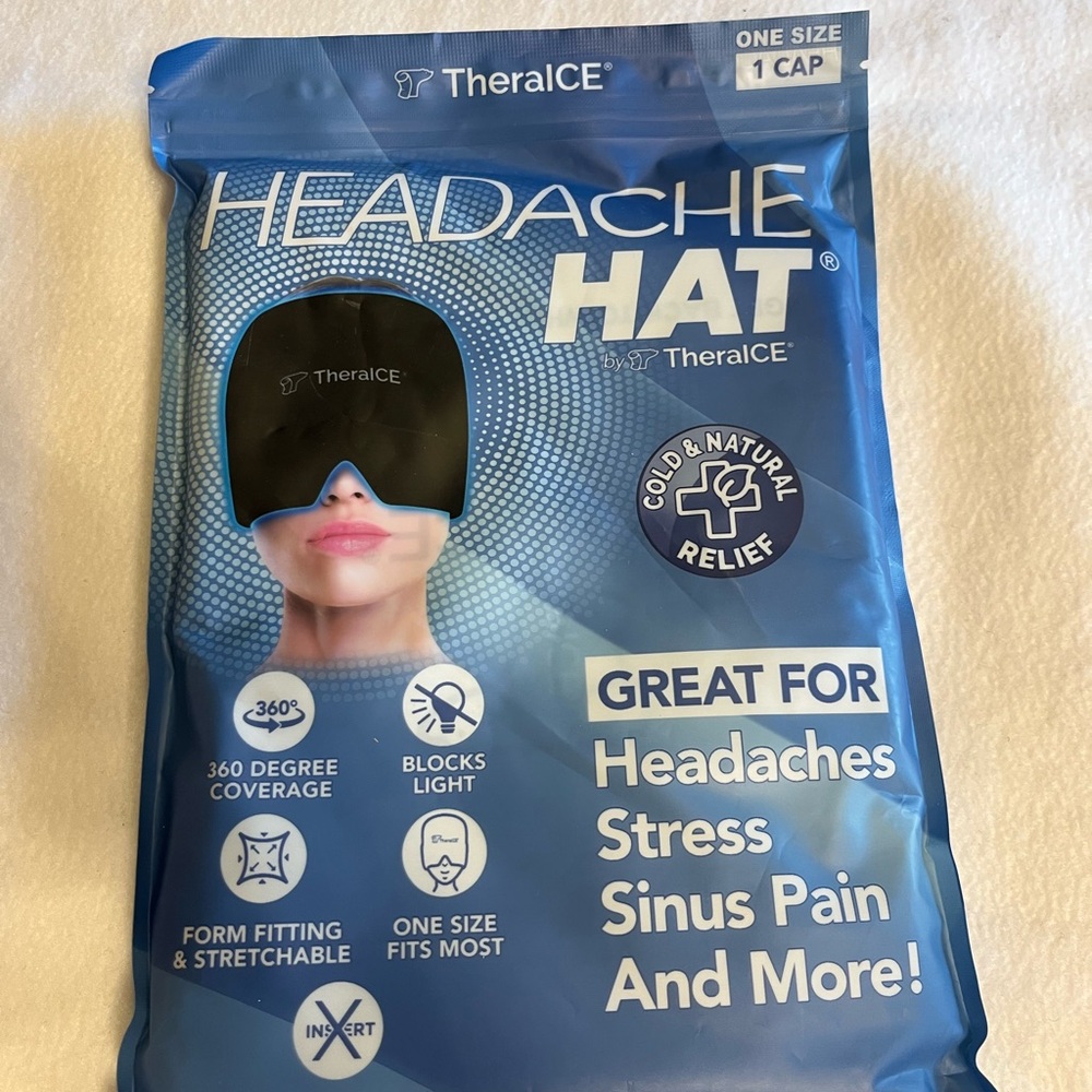 TheralCE Headache Hat - Blue